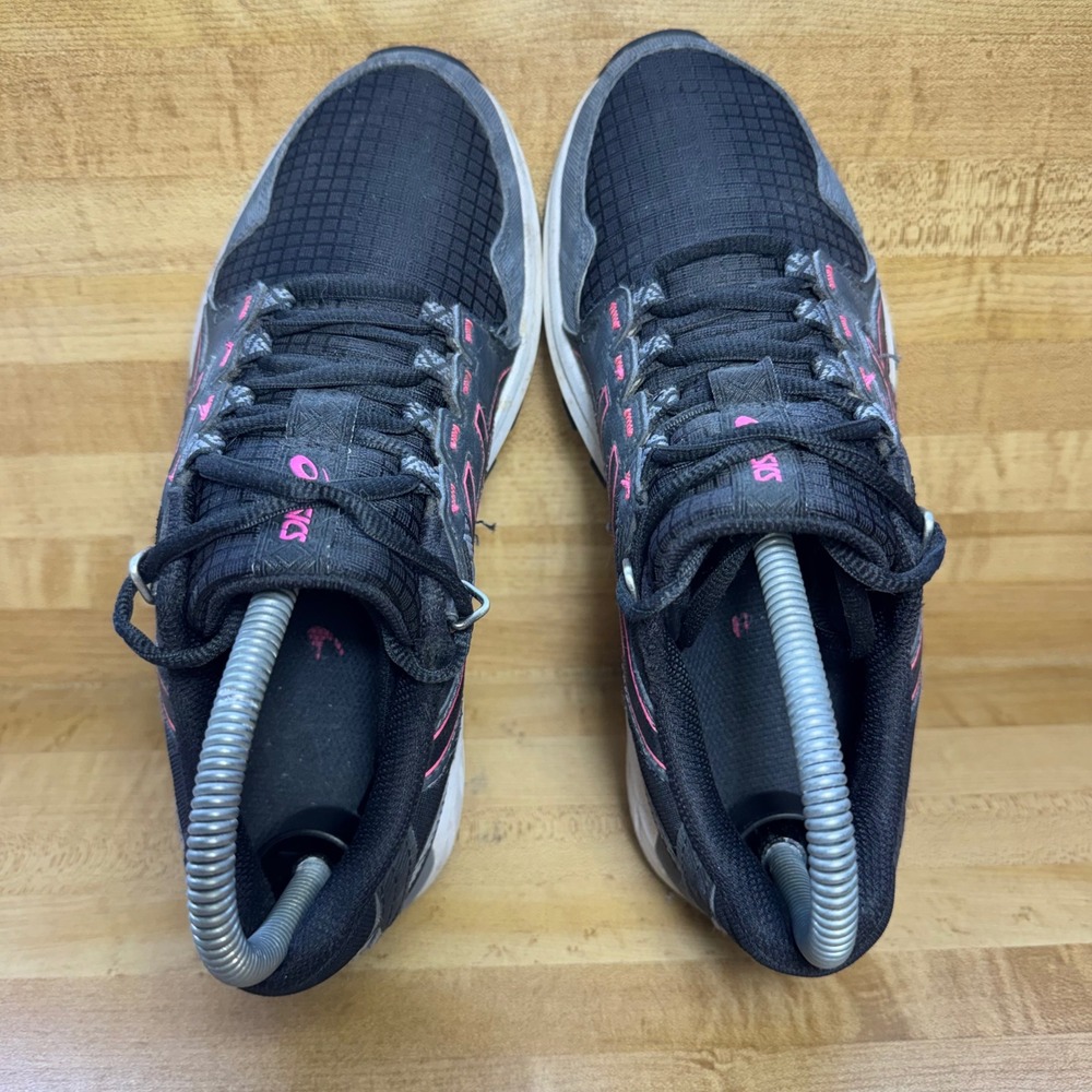 ASICS Gel-Kahana 8 Women Trail Running Shoes Black Pink 1022A198 Size 6 - Picture 5 of 7